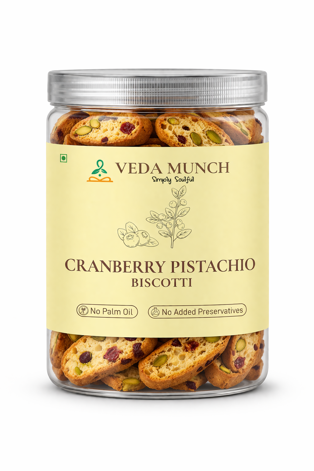 Cranberry Pistachio Biscotti (120g)