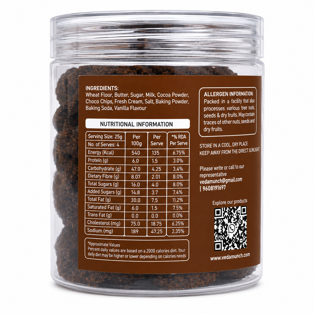 Veda Munch Choco Chip Cookies