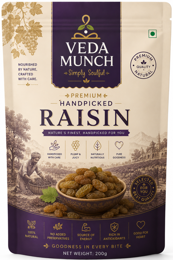 Veda Munch Handpicked Premium Raisin