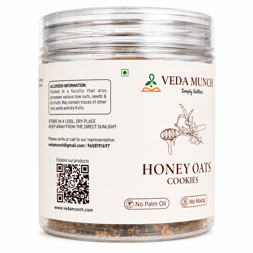 Veda Munch Honey Oats Cookies