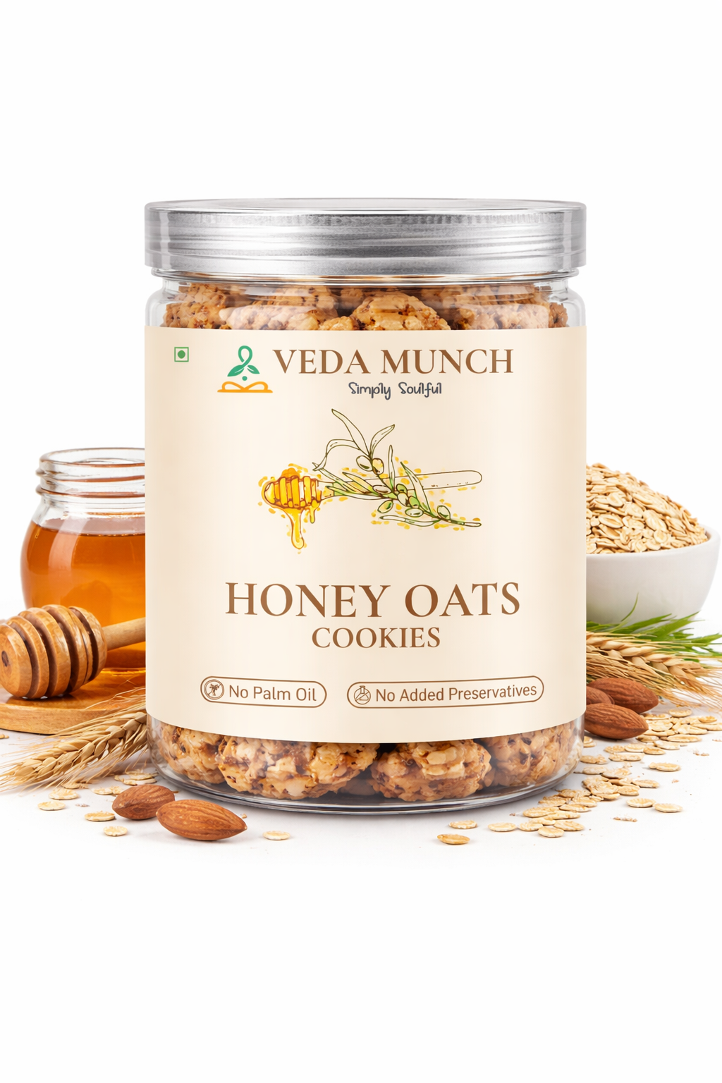 Honey Oats Cookies(120g)